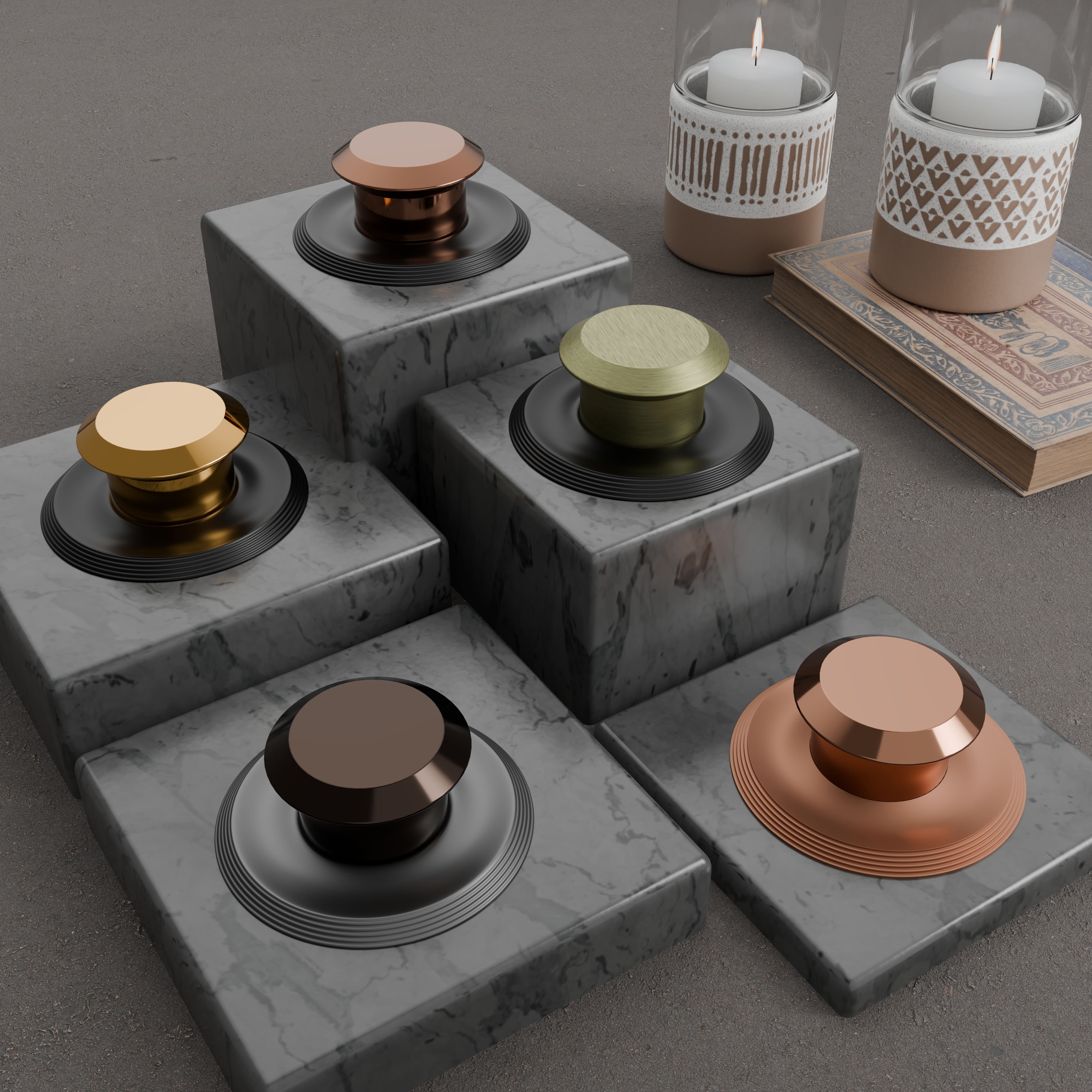 Relo 122 Knob For Drawers & Cupboards