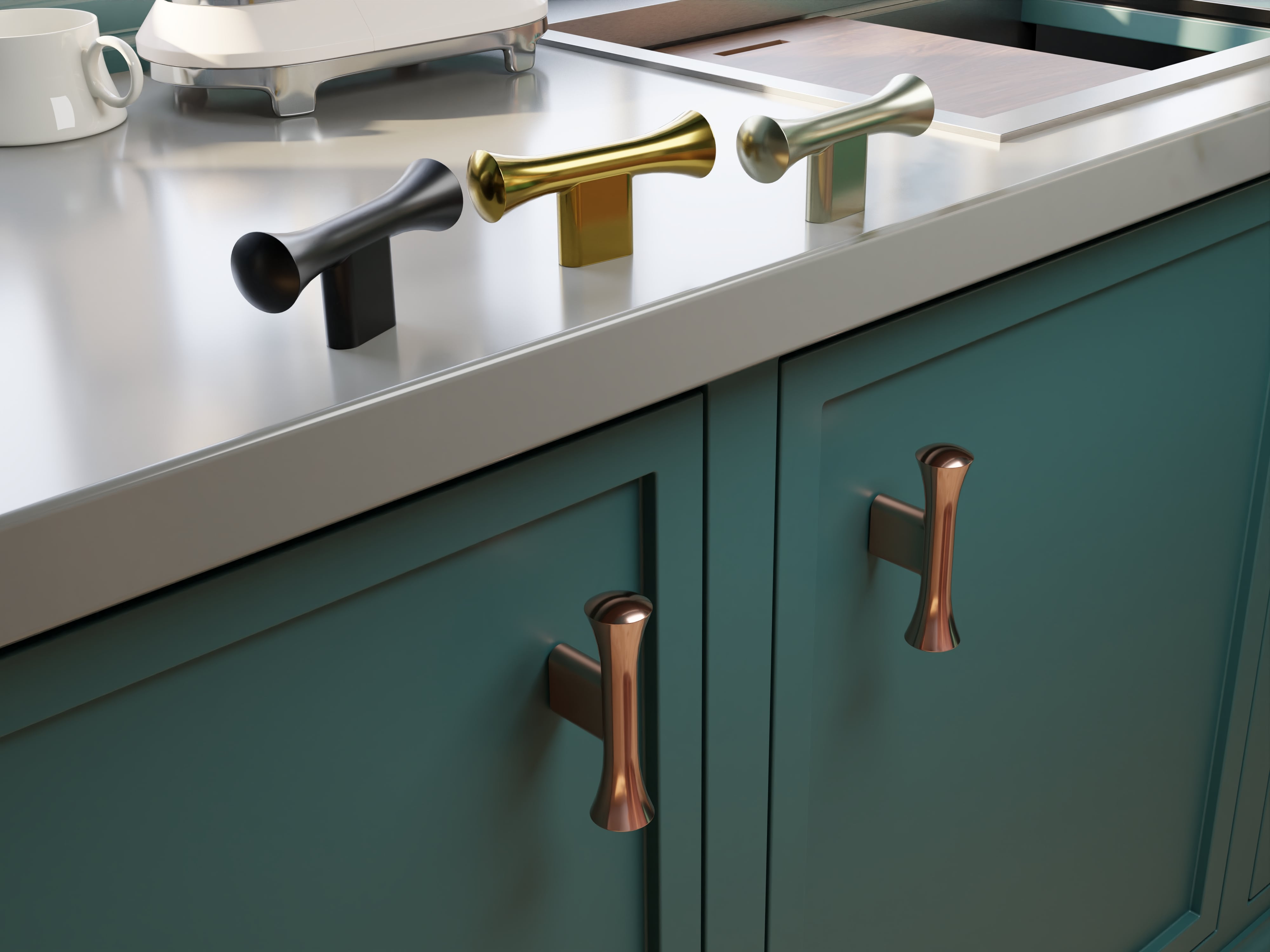 Relo 128 Knob For Drawers & Cupboards