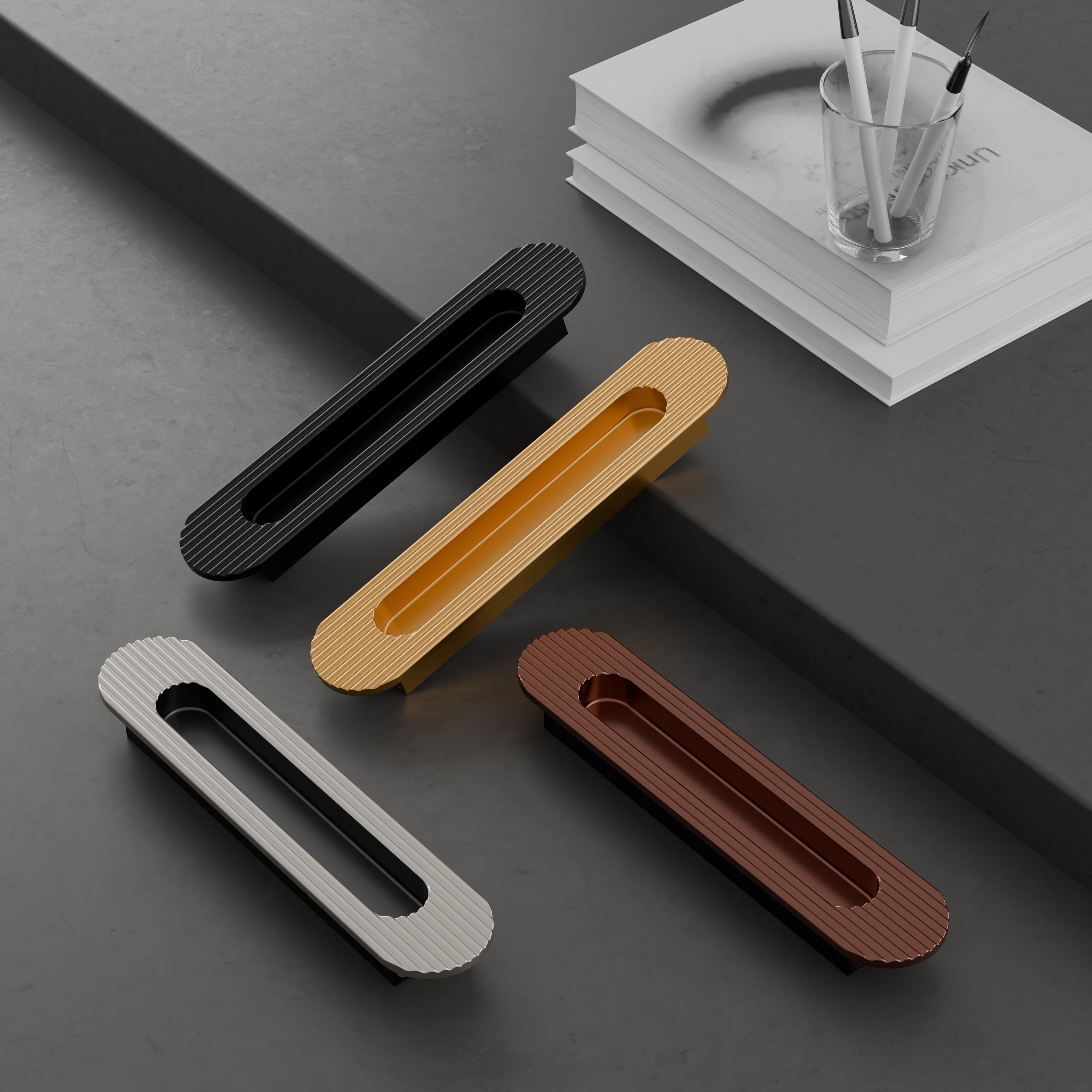Relo 70002 Concealed Sliding Door Handle