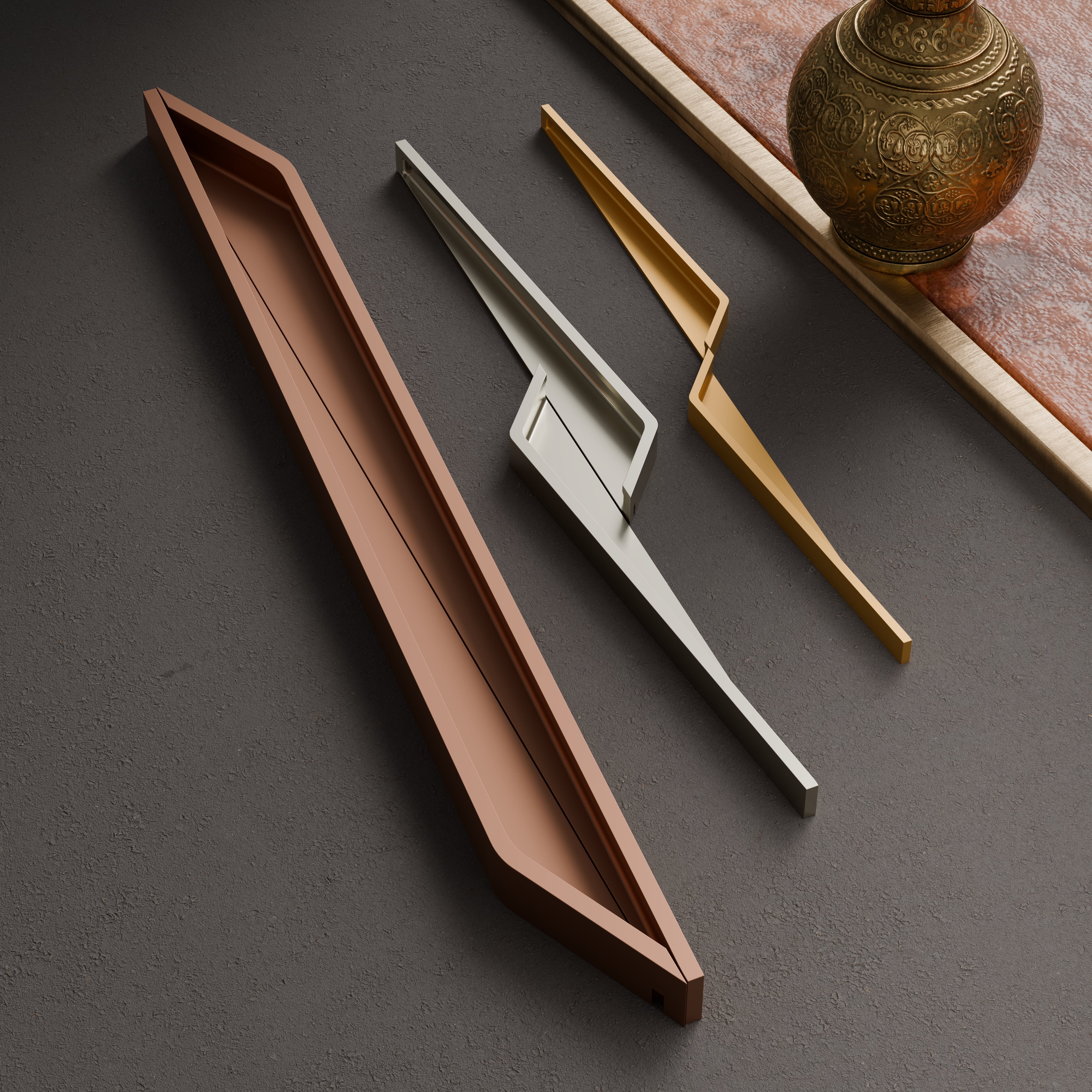 Relo 70003 Concealed Sliding Door Handle